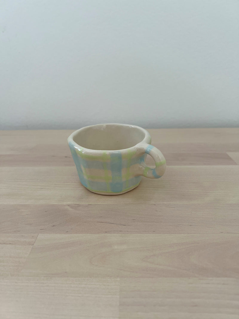 Mini Espresso Plaid Mug