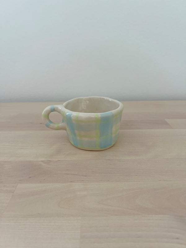 Mini Espresso Plaid Mug