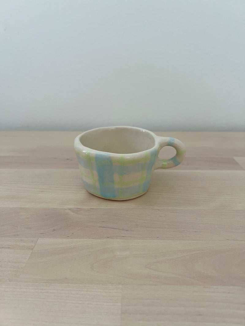 Mini Espresso Plaid Mug